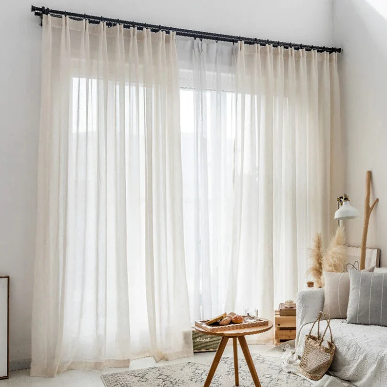 voile curtains