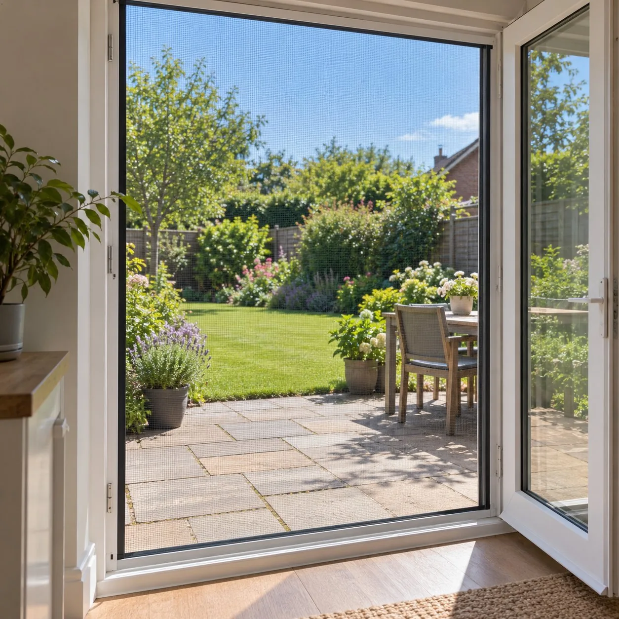Insect screen for a window or door