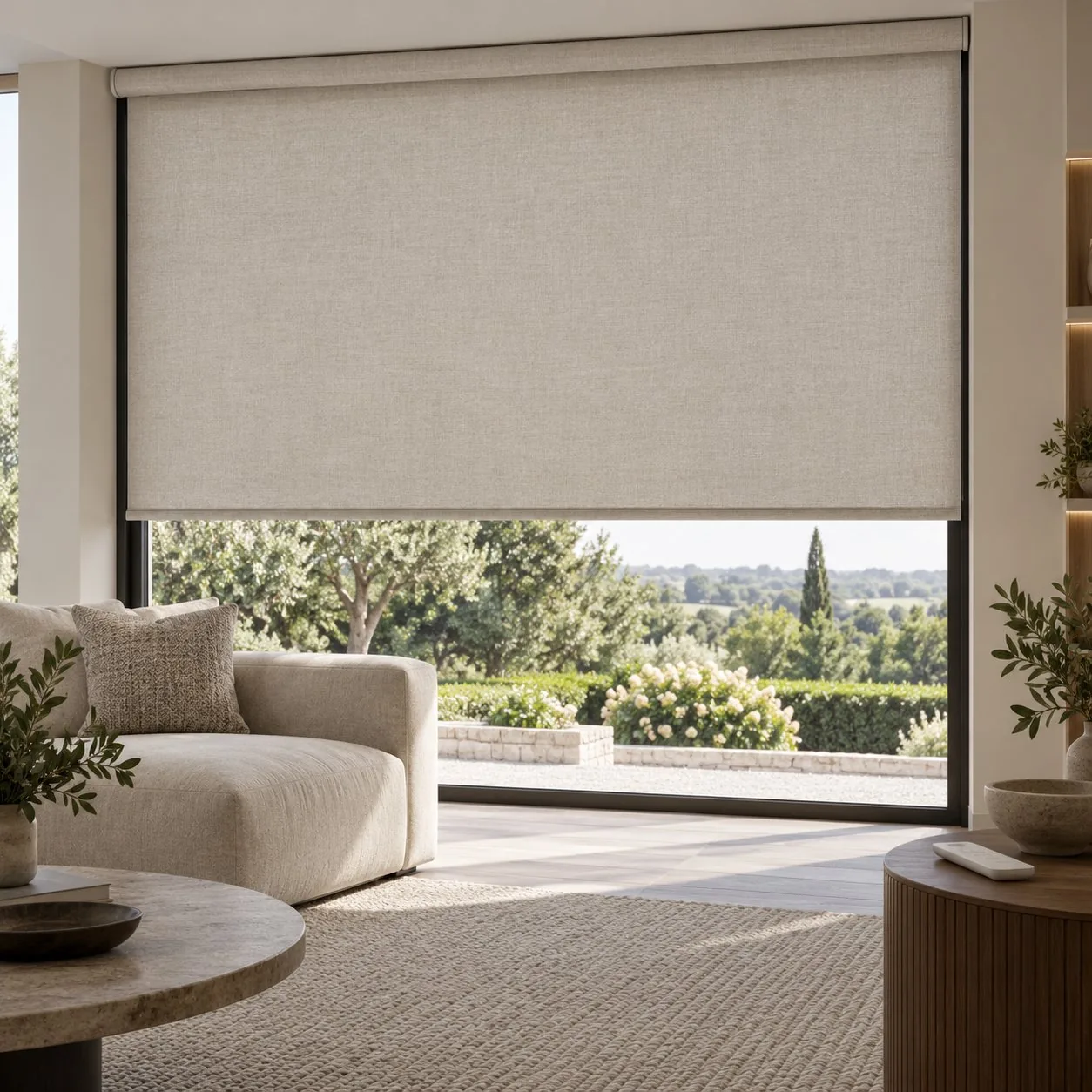 Motorised blinds for a Luton home