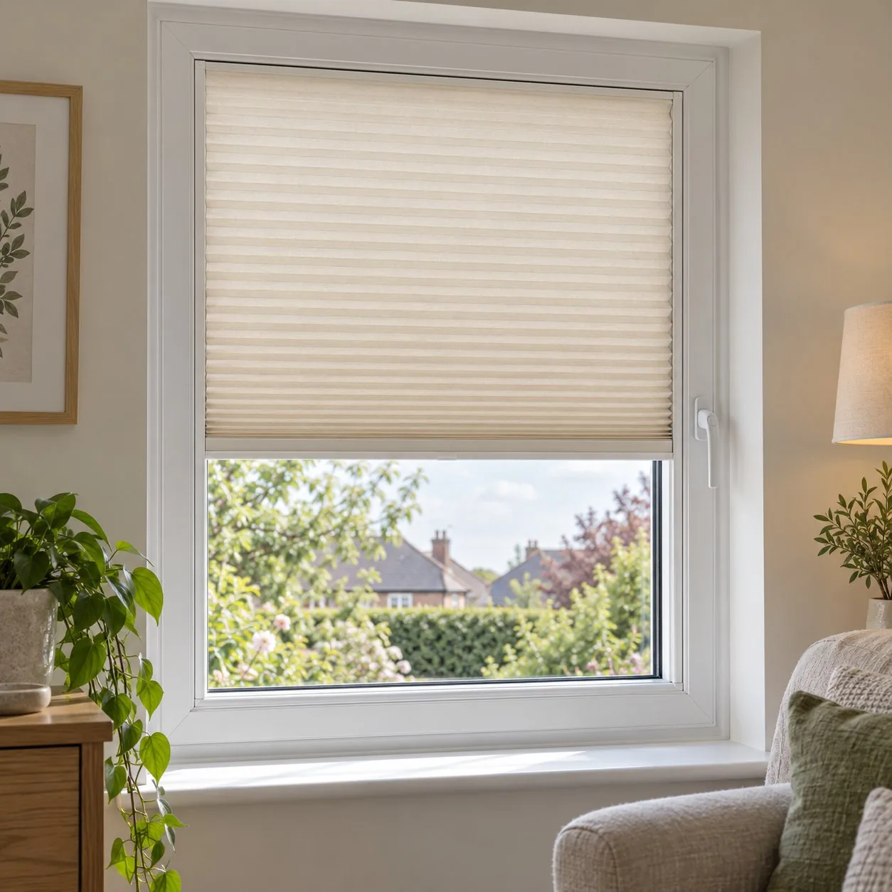 Perfect Fit Blinds example in a home setting
